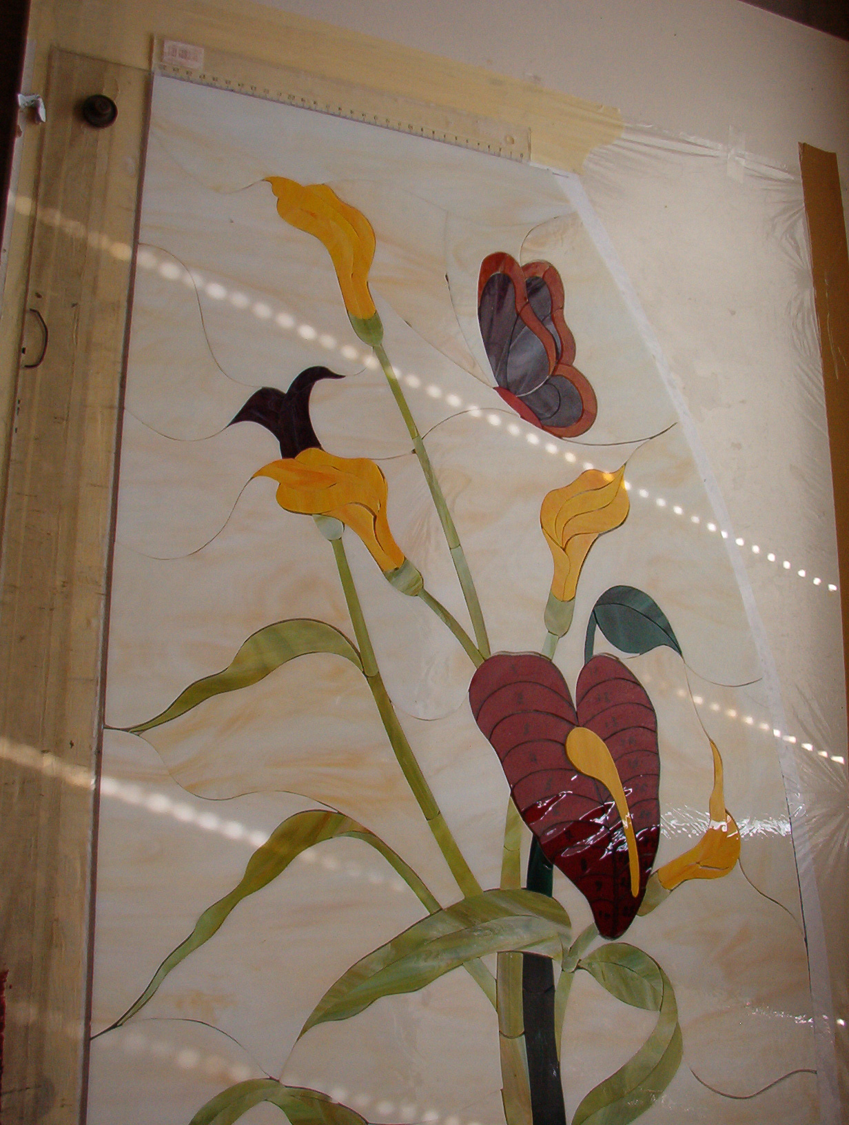 Handmade stained glass craftsmanship