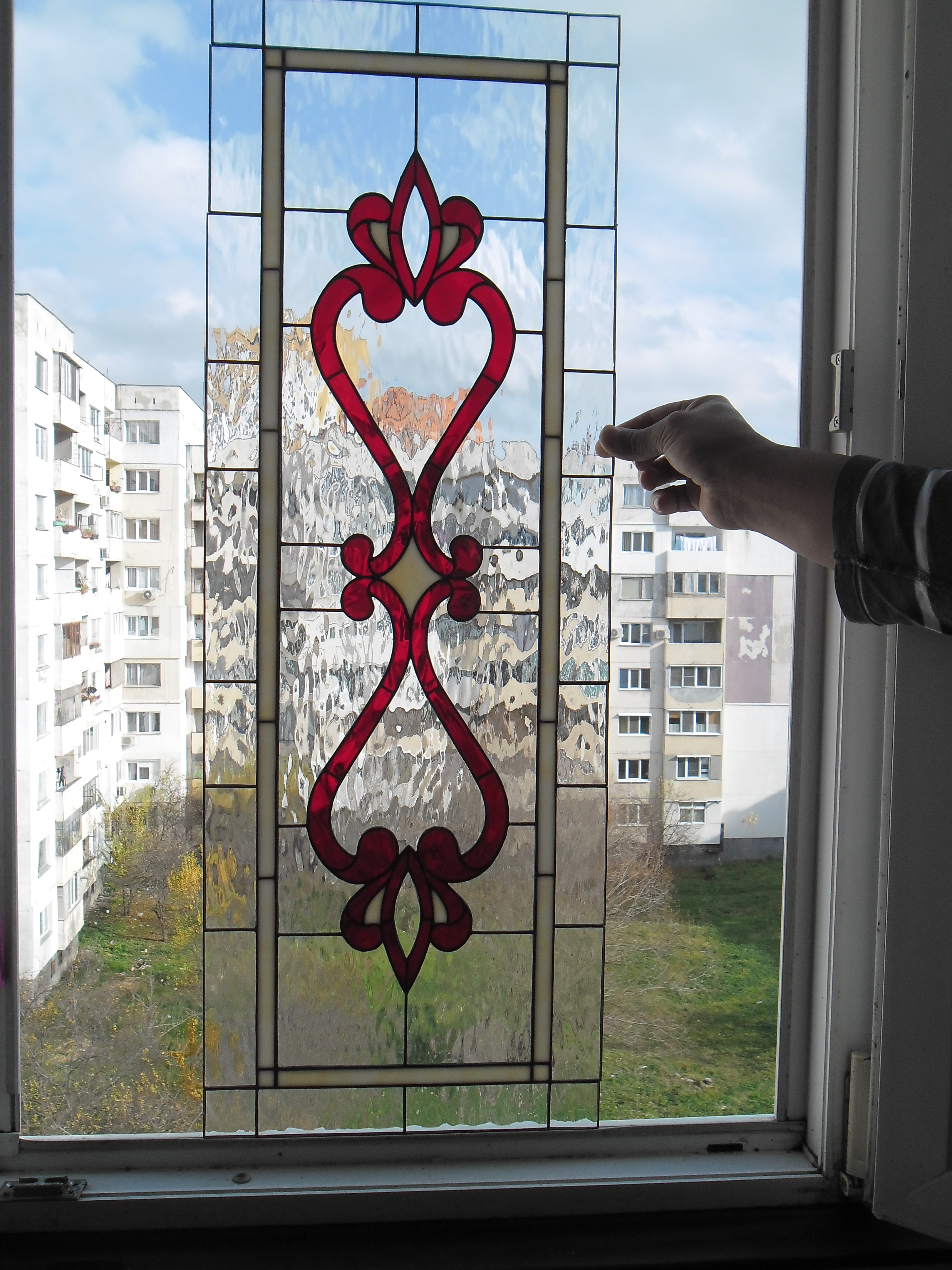 Door Model 324 — Royal Hearts detail