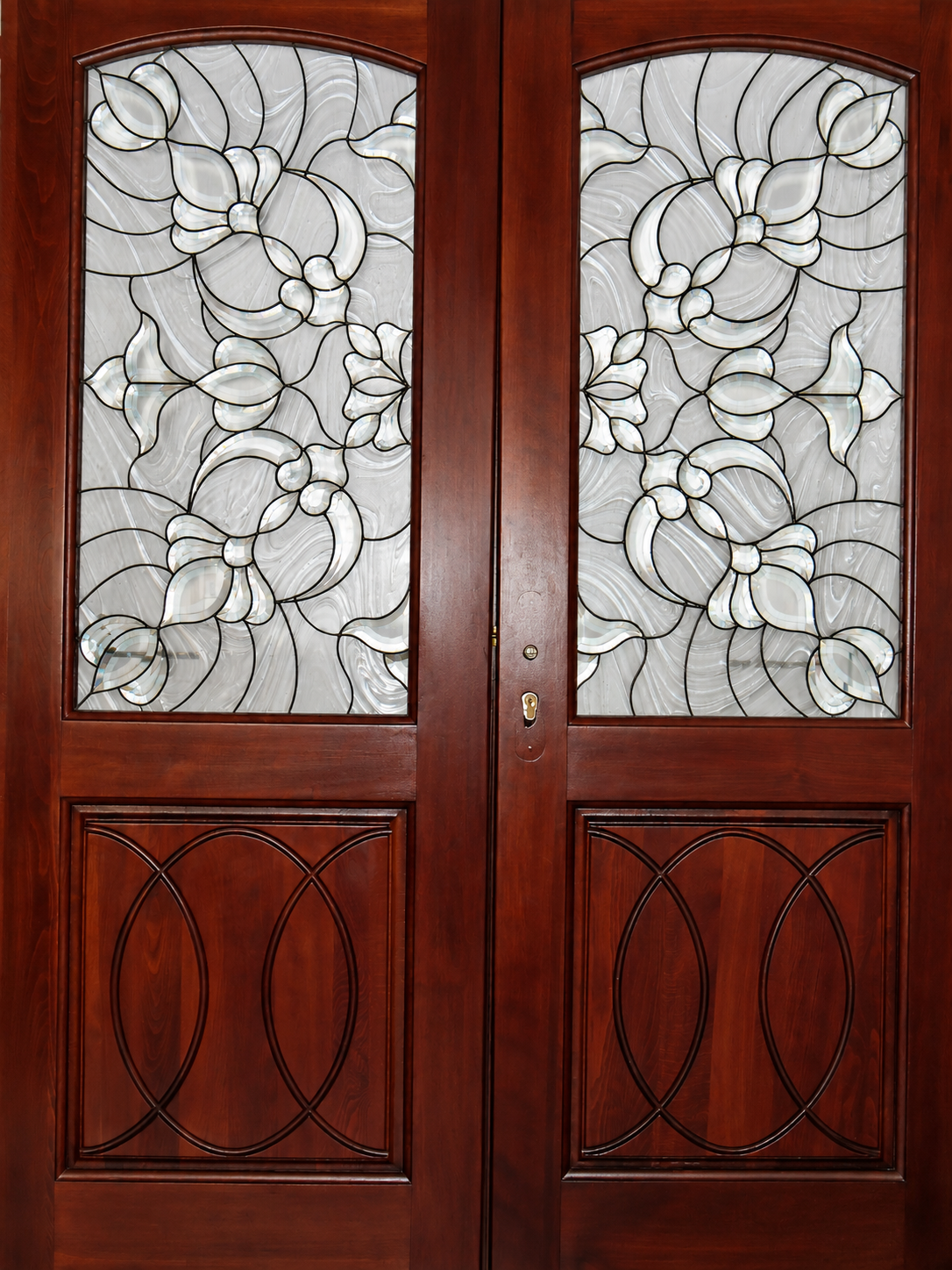 Tiffany stained glass door