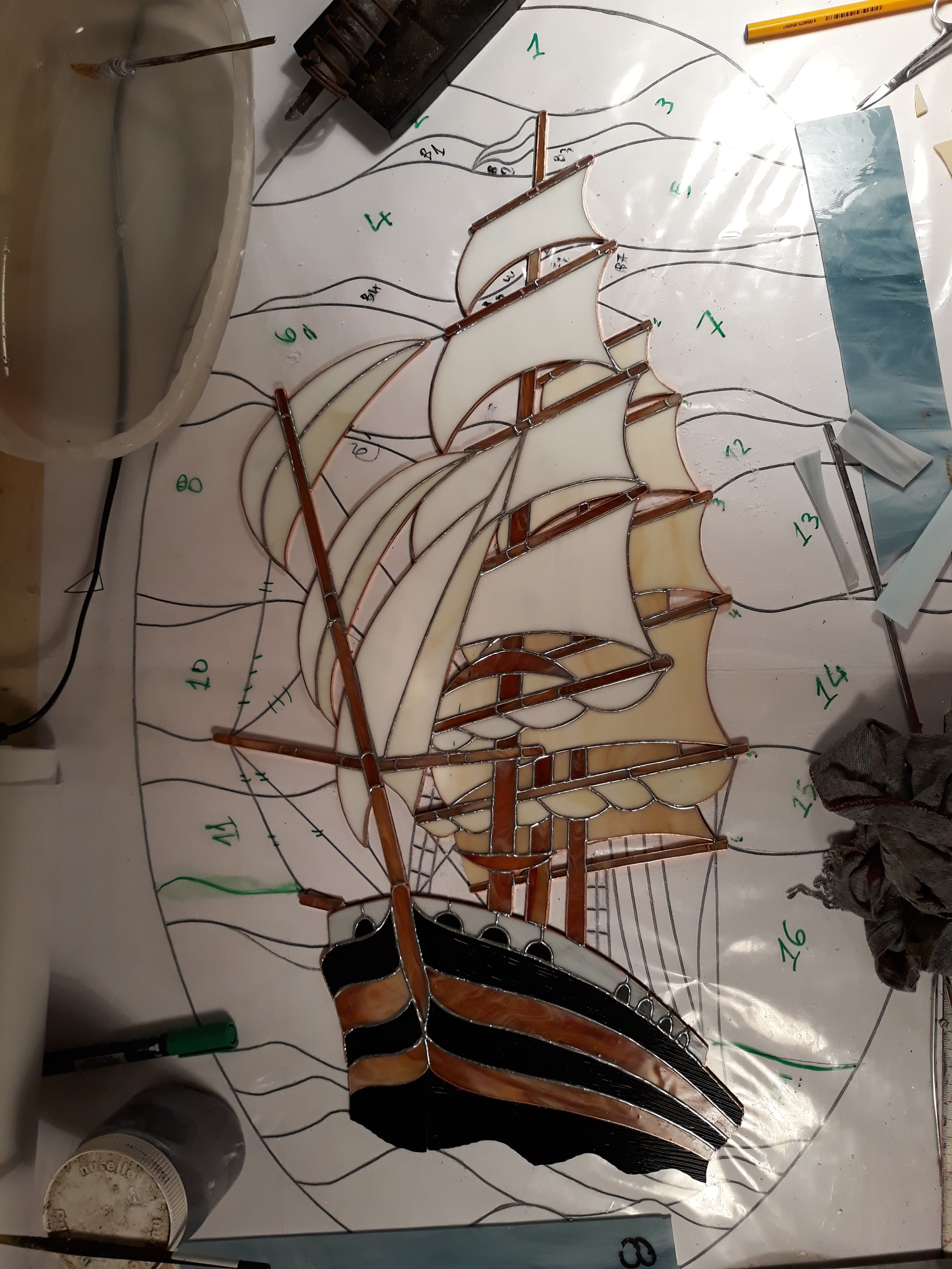 Panel Model 510 Ocean Majesty close-up