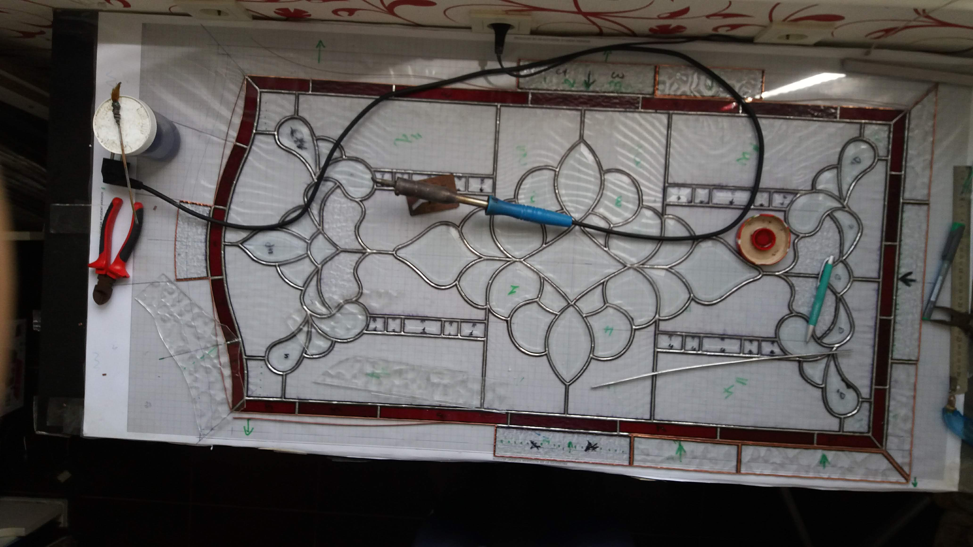 Window Model 612 — handcrafted detail of Garden Symphony
