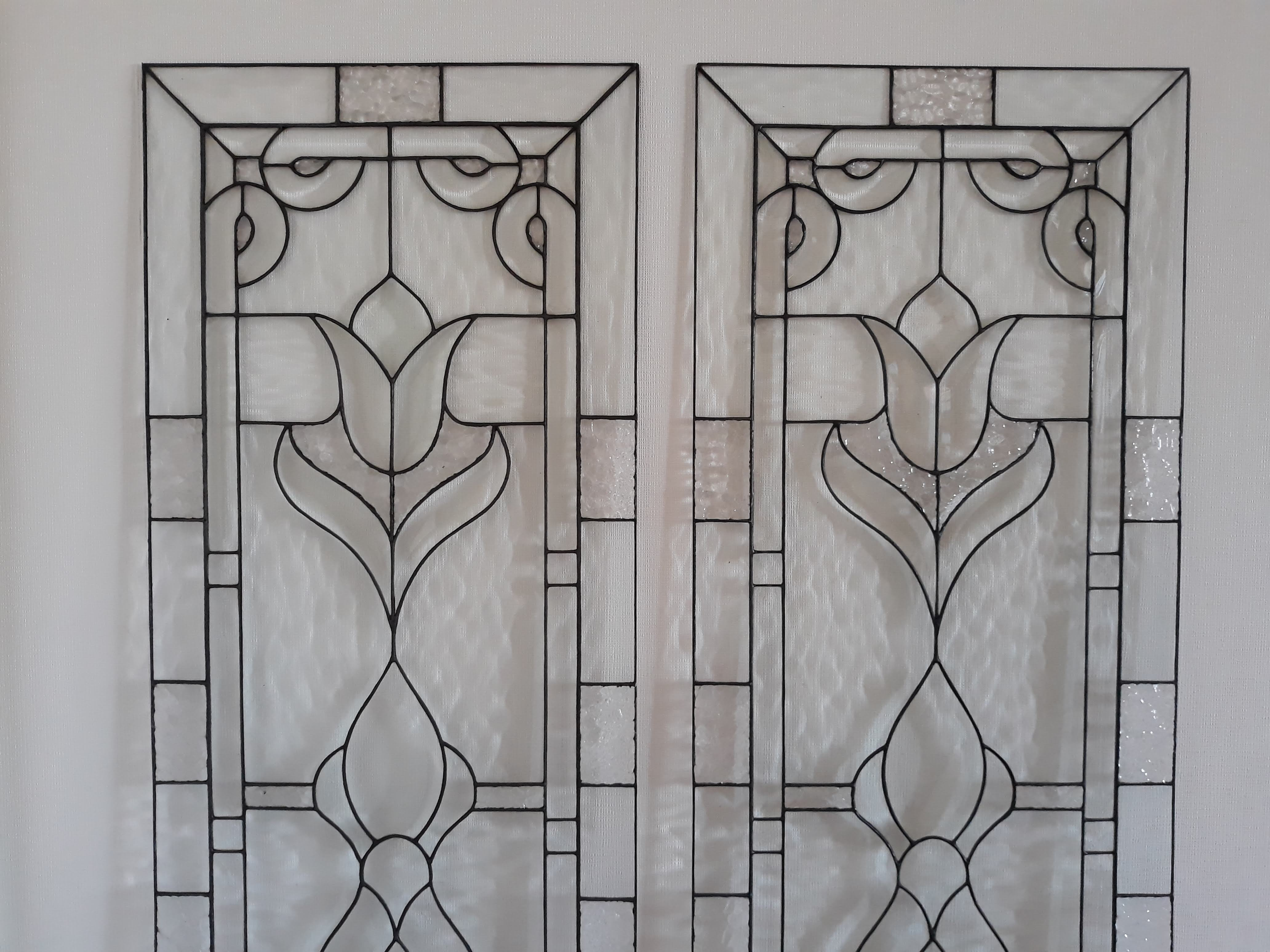 Window Model 644 — stained glass detail of Garden Elegance